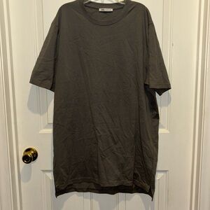 Zara men’s large short sleeve grey shirt brand new never worn